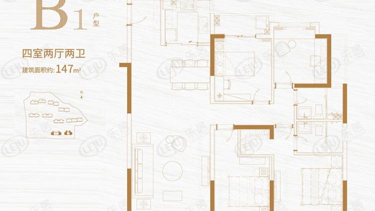 金茂建发泊悦户型图