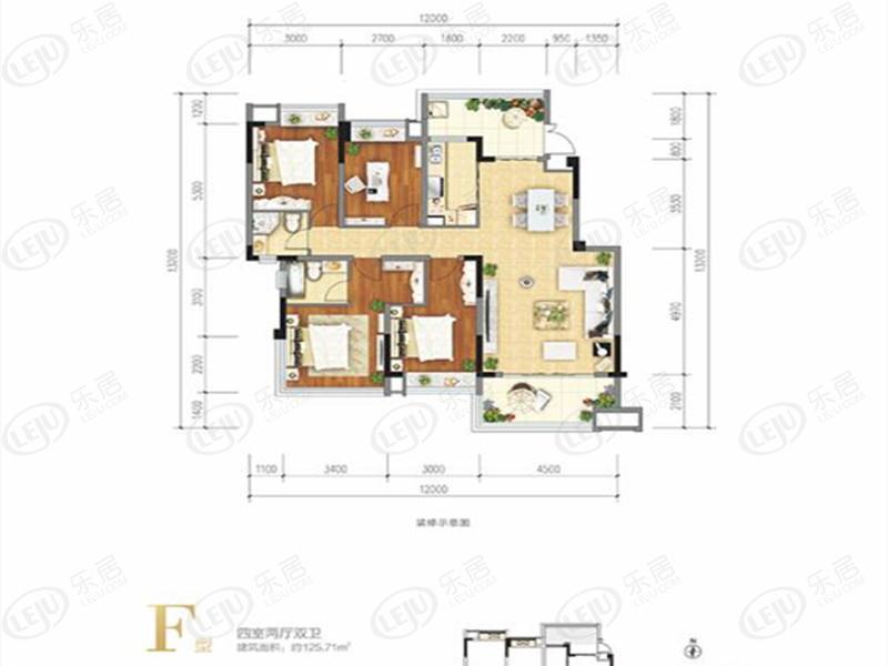 铁投锦华府h户型图