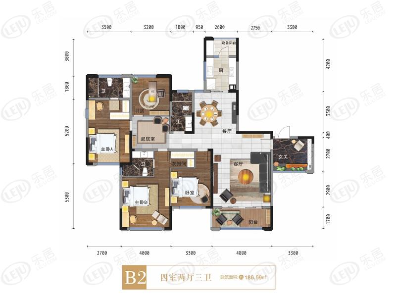清溪川九号b2户型图