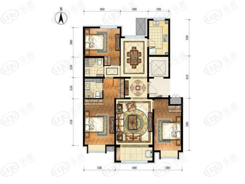 中海北京世家h户型户型图