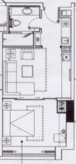 印象琶洲公寓四、五层02房户型图