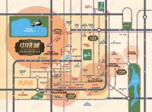 中铁城位置交通图