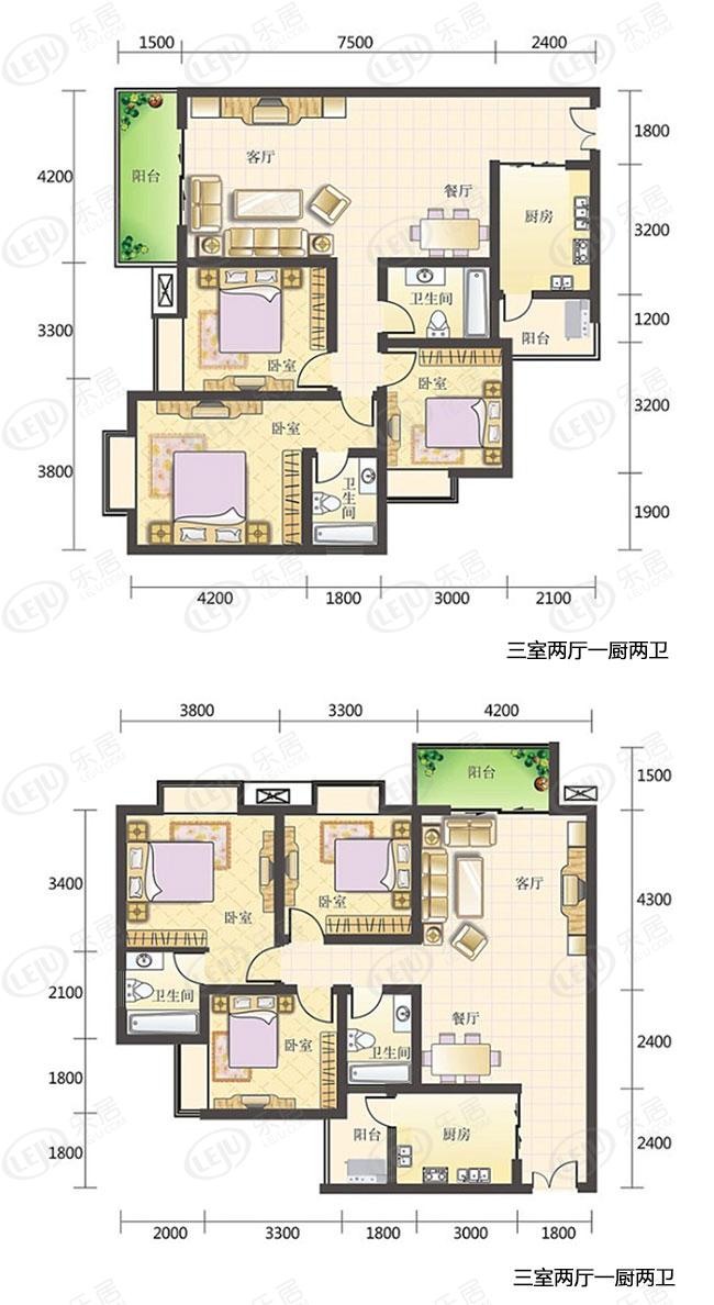 園鑫御景天下戶型圖