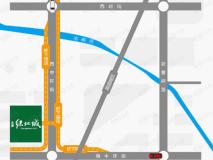 太原·绿地城位置交通图