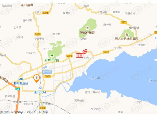 津成山水墅位置交通图