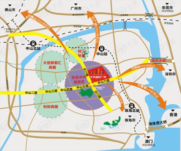 天奕国际广场位置交通图