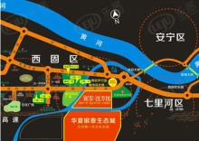 银泰逸翠园位置交通图