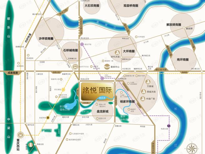 武汉城建电建地产洺悦国际位置交通图