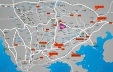 天湖山水项目位置交通图