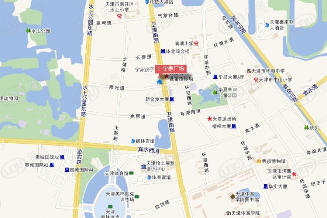 宁泰广场位置交通图