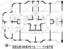 陕西北路1688楼层平面图