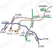 广州富力泉天下位置交通图