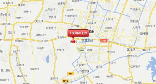 复地御上海位置交通图