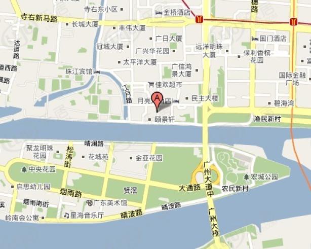 颐景轩位置交通图
