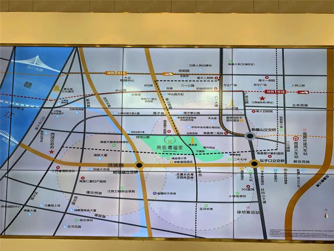 南旅嘉福里位置交通图