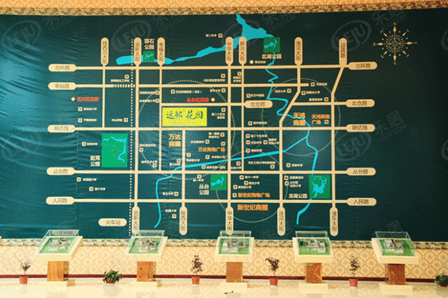 远邦花园位置交通图