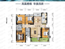 长岛国际四房户型图