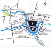 滨江国际城位置交通图
