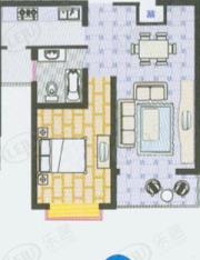 沁春园三村房型: 一房;  面积段: 63 －64 平方米;
户型图