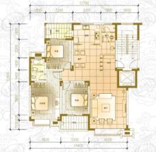 天鸿·天府三房二厅二卫-131.99平方米-30套户型图